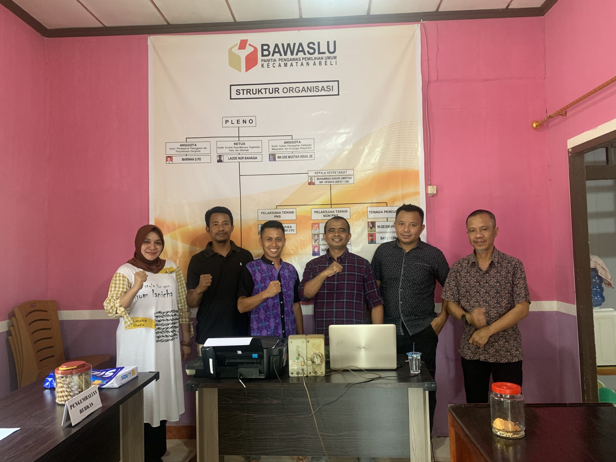 Bawaslu Kota Lakukan Monev Pengecekan Sarana Prasarana di Kecamatan Abeli