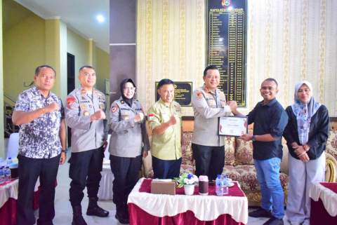 Kunjungan ke Polrest Kendari