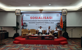 Sosialisasi Penanganan Pelanggaran Pemilu, Bawaslu Kota Kendari Himbau Peserta Pemilu Taati Aturan