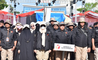 Bawaslu se-Sulawesi Tenggara Gelar Apel Siaga Kesiapan Pengawasan Pemilu 2024