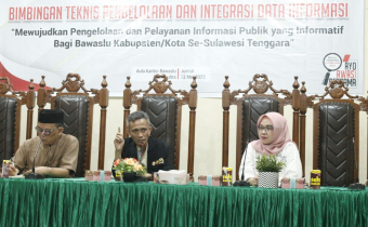 Staf PPID Bawaslu Kota Kendari Hadiri Penguatan Kapasitas Terkait Pelayanan Informasi Publik di Bawaslu Sultra